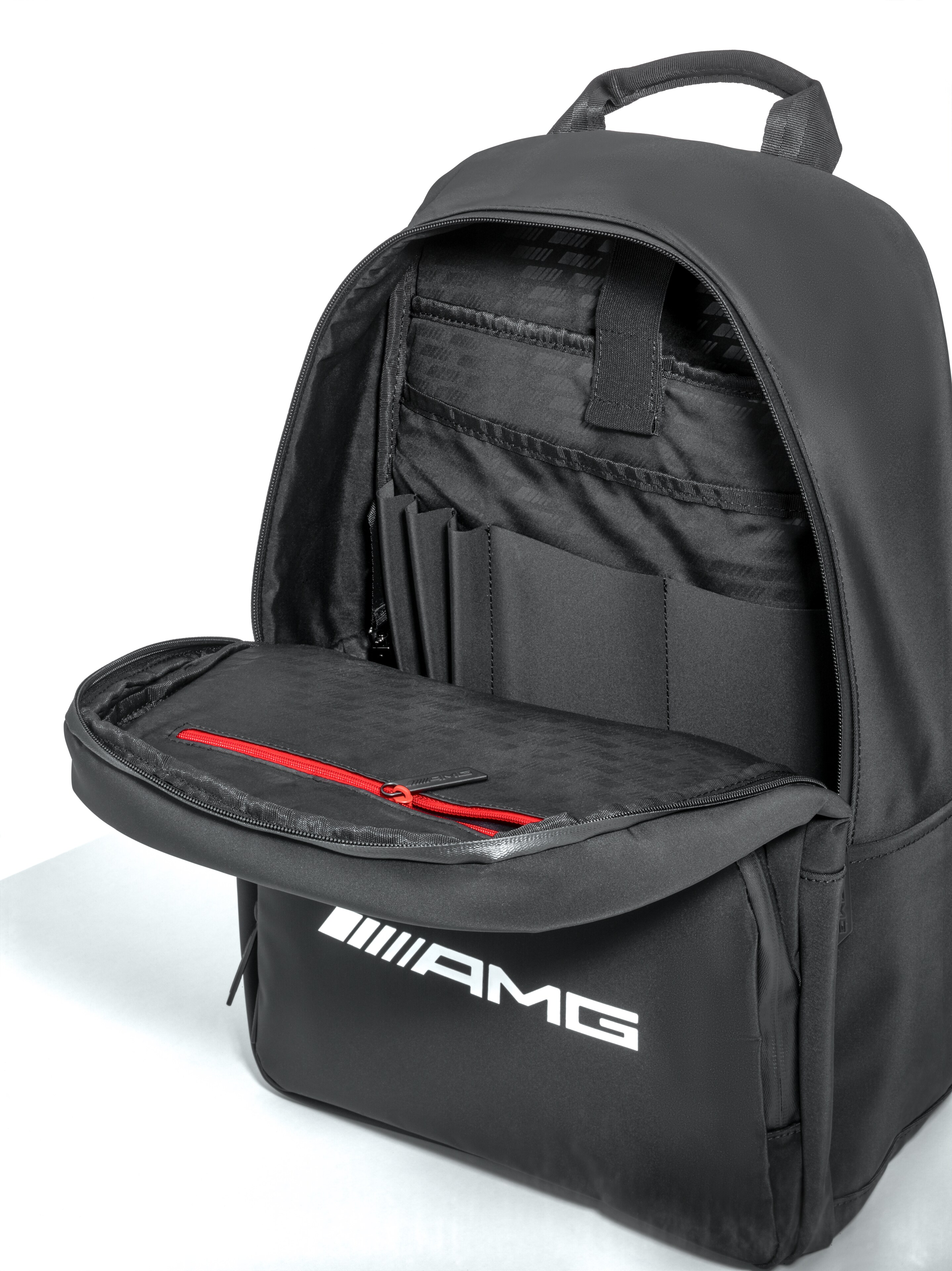 Mochila AMG - negro, PVC / Poliéster / Poliéster