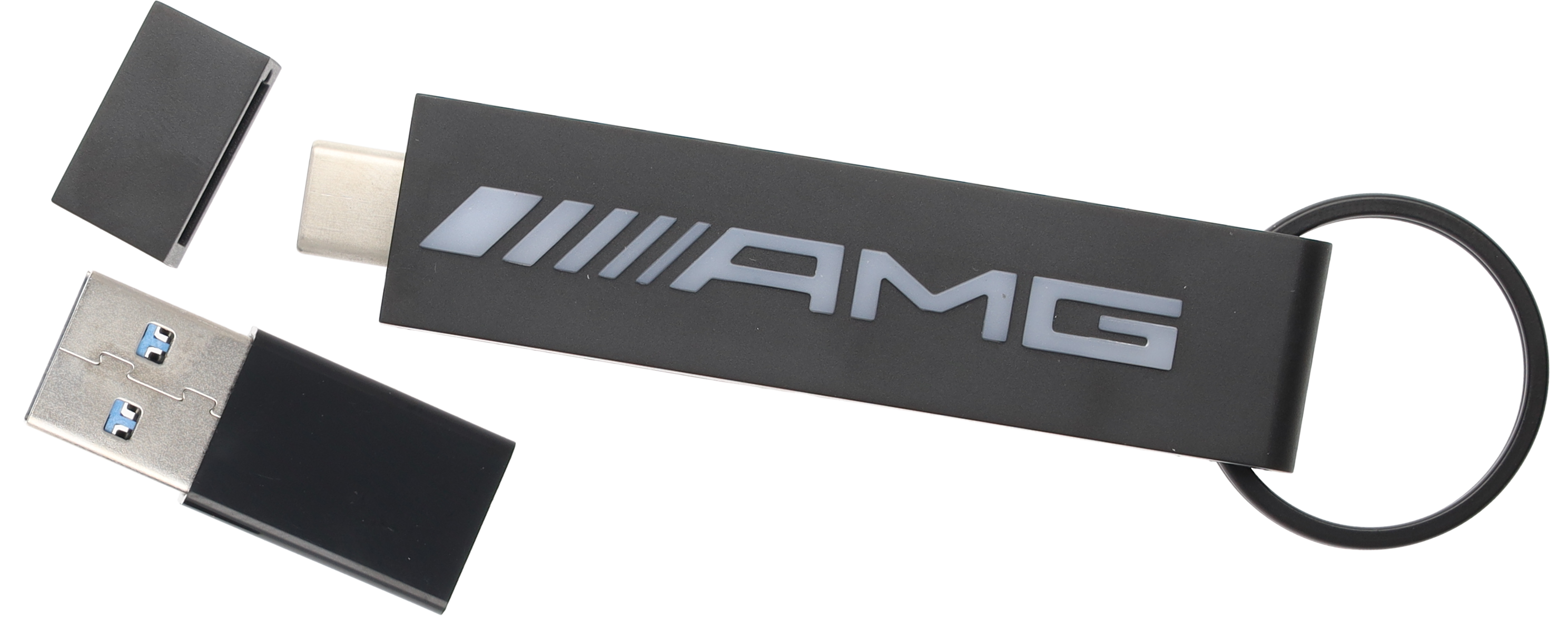 Memoria USB AMG, 64 GB - negro, Plástico