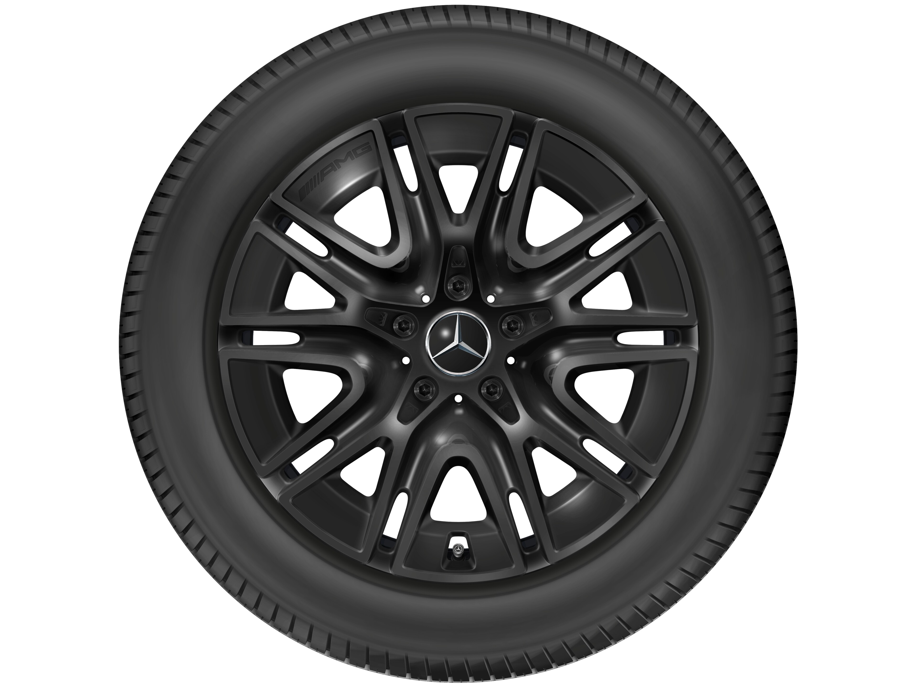 Llanta AMG de 10 radios, 50,8 cm (20 pulgadas) - 8,5 J x 20 ET 32,2, negro, brillante
