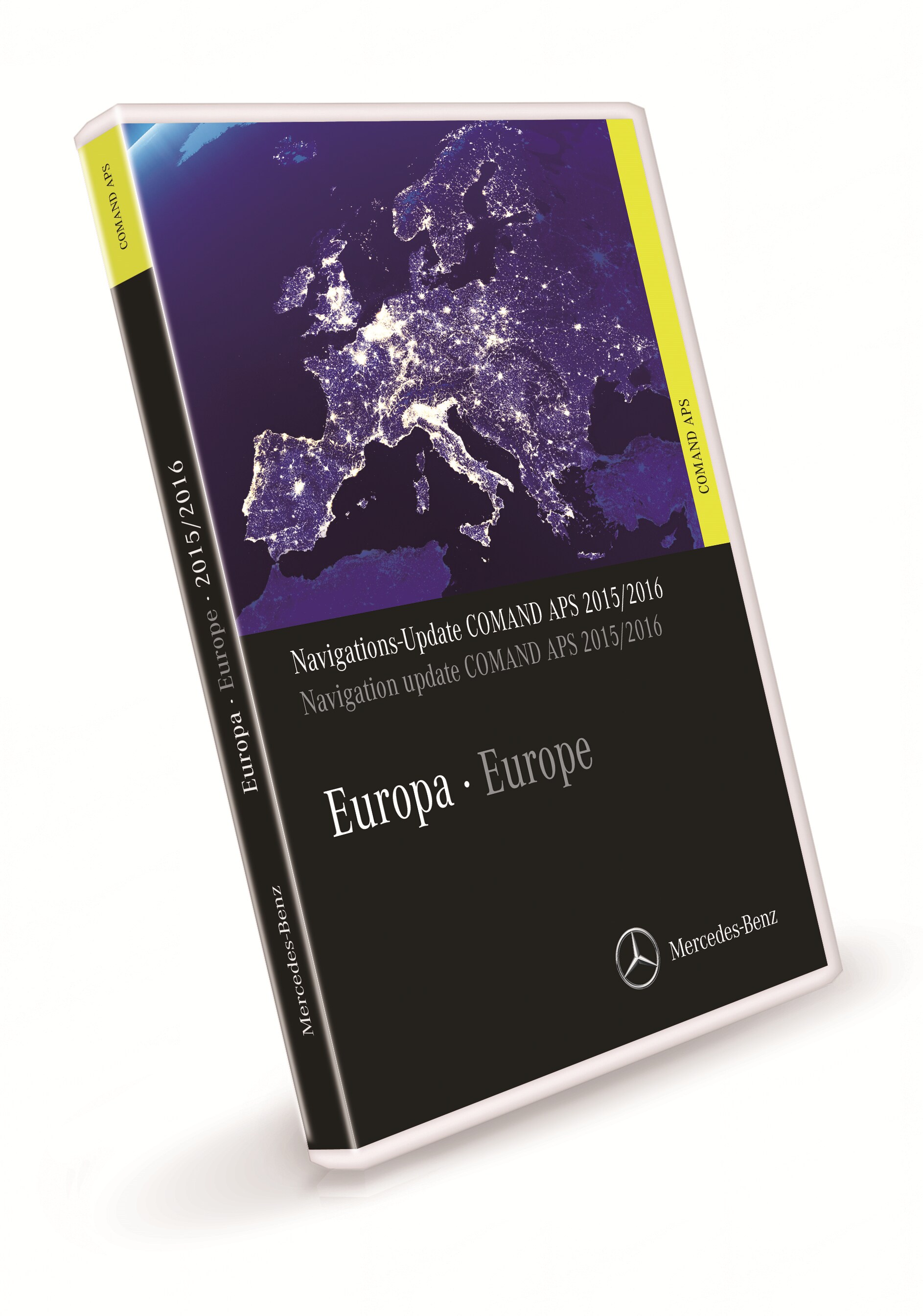 Actualización de mapas, COMAND APS, Europa, Versión 2016/2017 - amarillo cítrico, NTG2.5