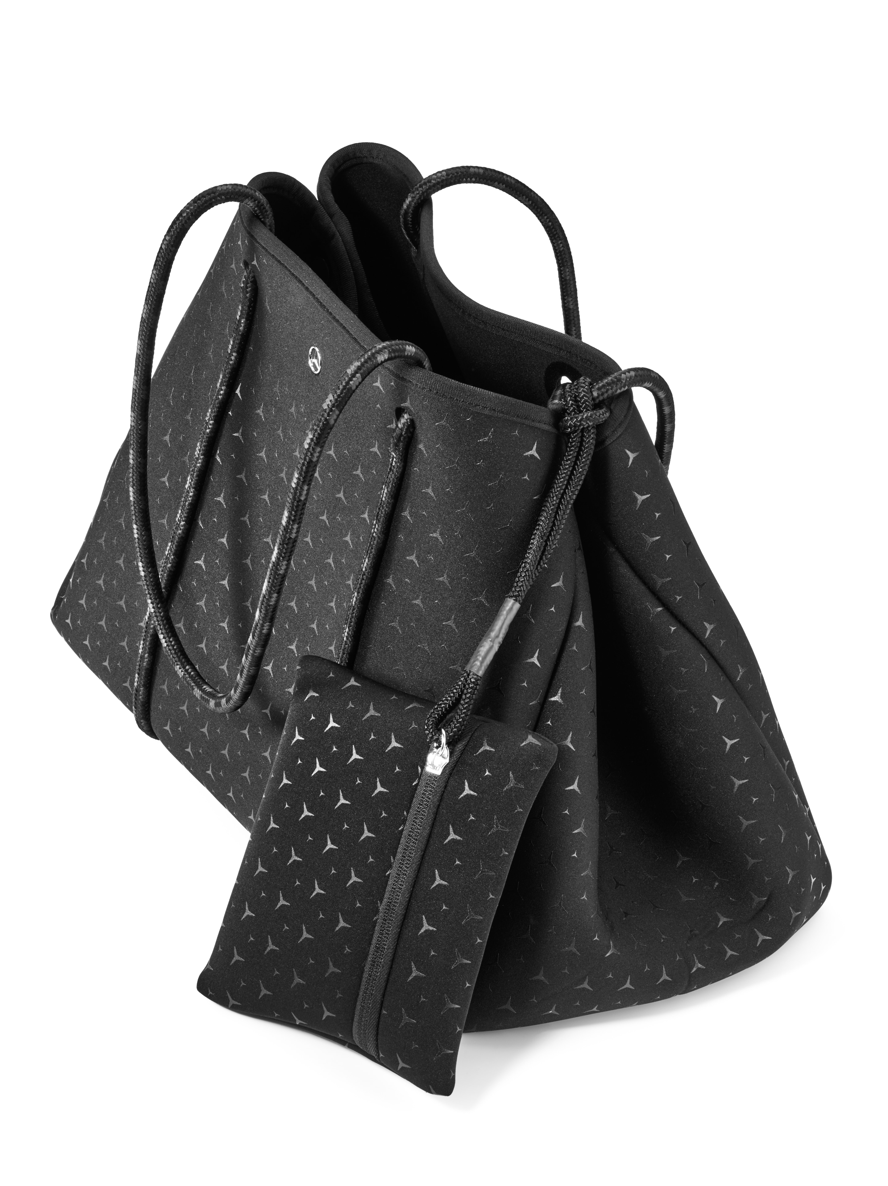 Bolsa para la compra - negro, Poliéster