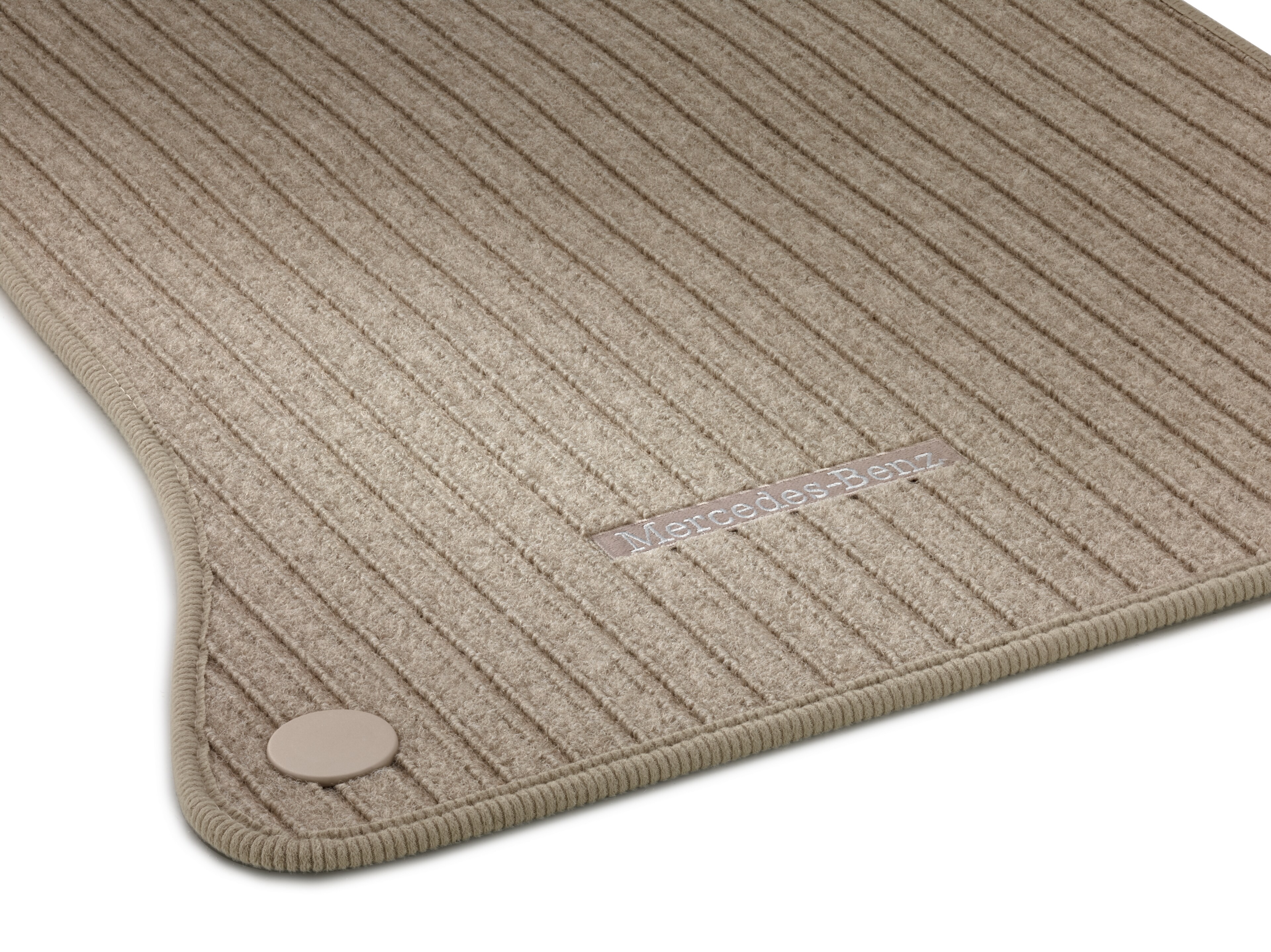 Alfombrillas de reps CLASSIC, Kit, 4 piezas - Dirección a la izquierda, beige seda