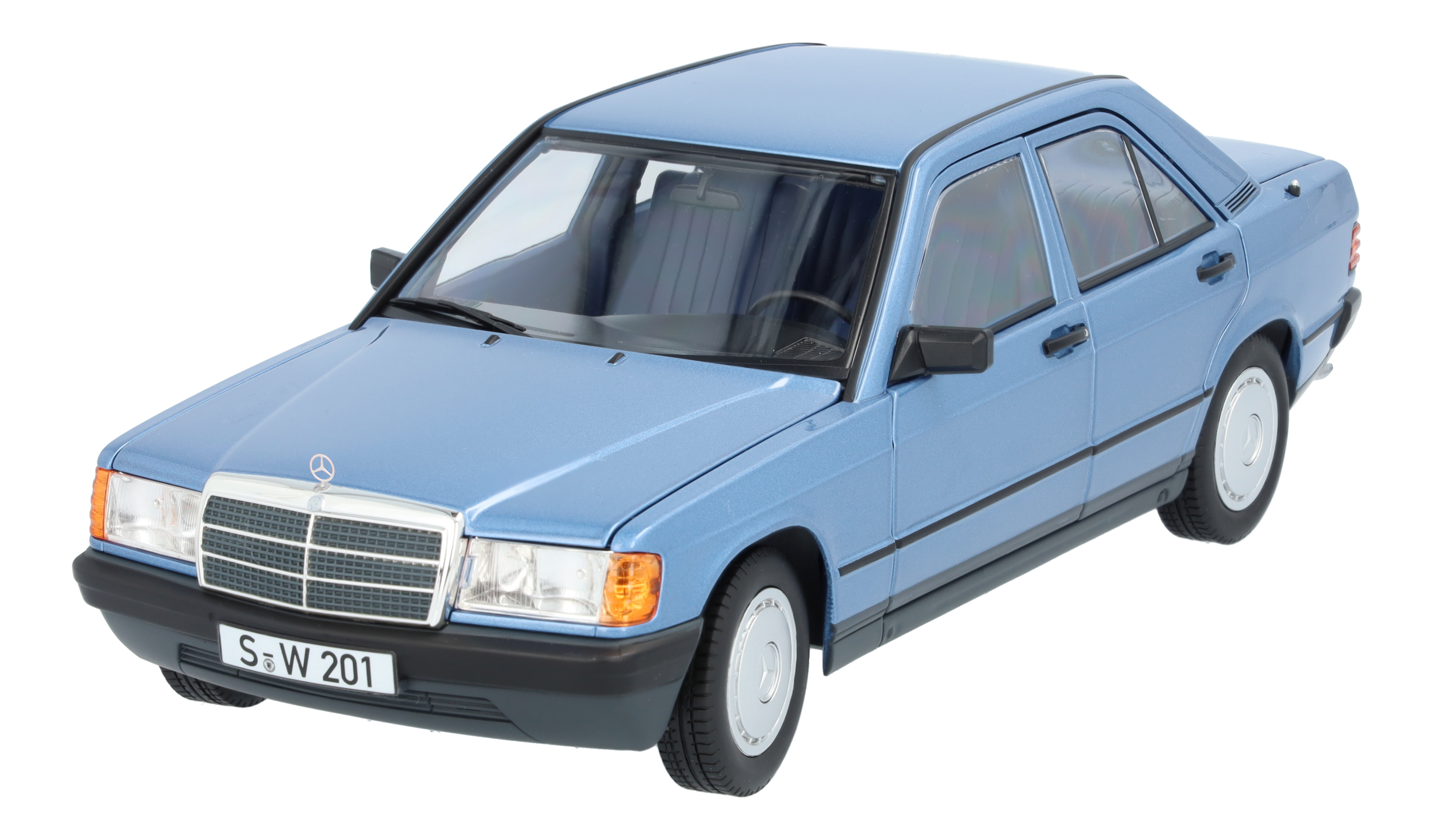190 E W201 (1982-1988) - azul horizonte, Norev, 1:18
