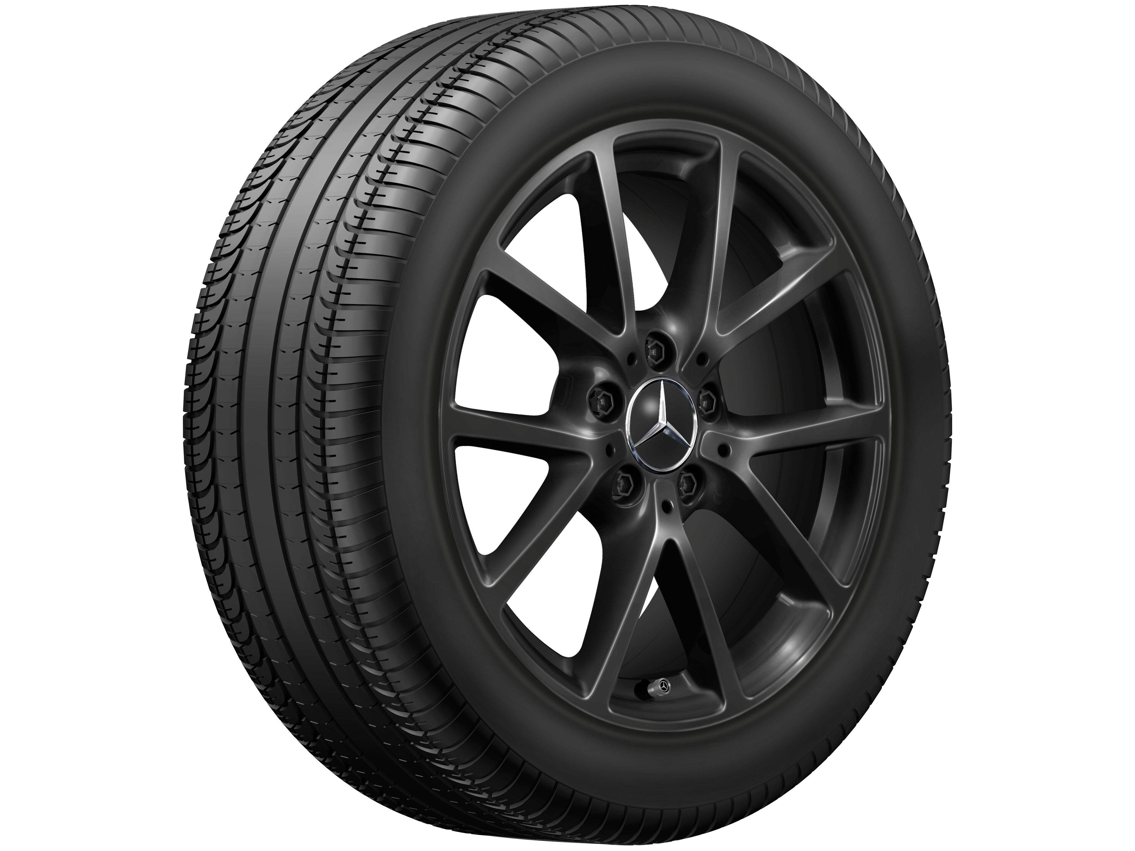 Llanta de 10 radios, 43,2 cm (17 pulgadas) - 8 J x 17 ET 58, negro
