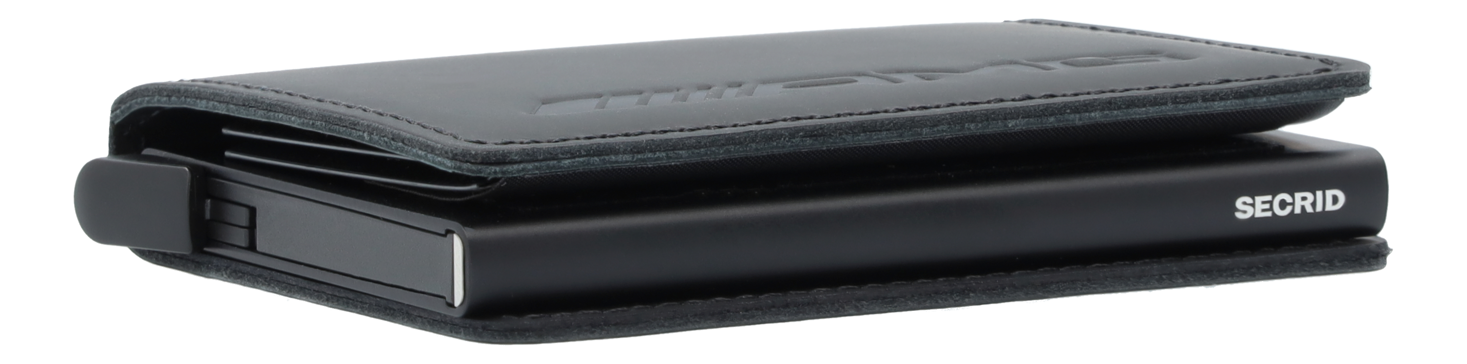 Cartera estrecha AMG - negro, Cuero bovino