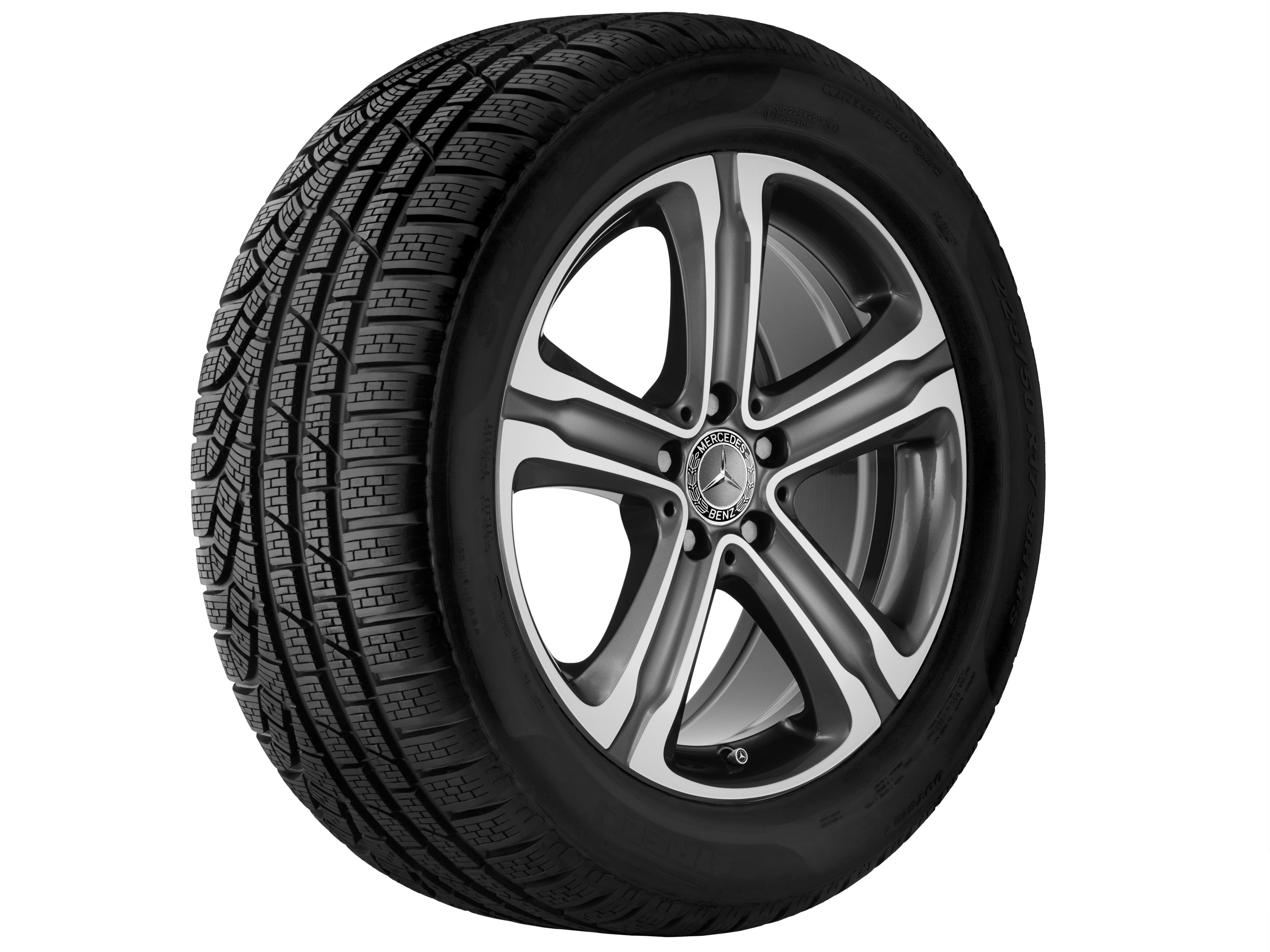 Llanta de 5 radios - 235/60 R18  103V, 8 J x 18 ET 38