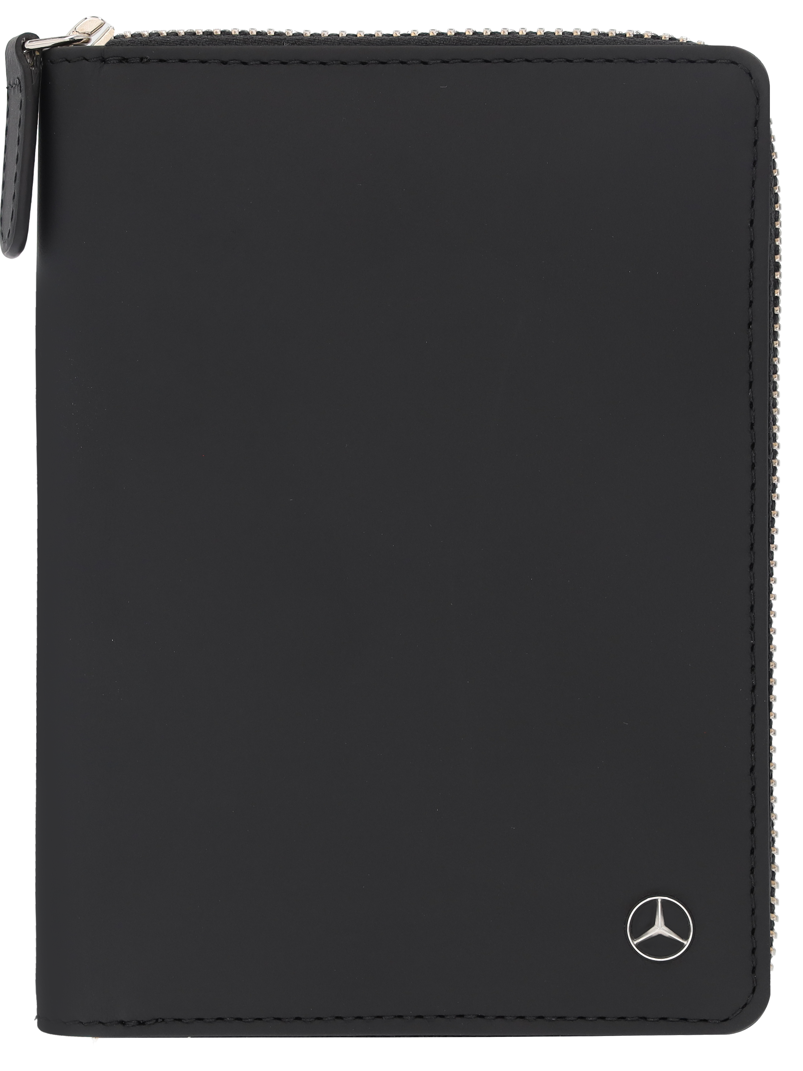 Cartera, Funda para pasaporte, Reutilización creativa - negro, Napa