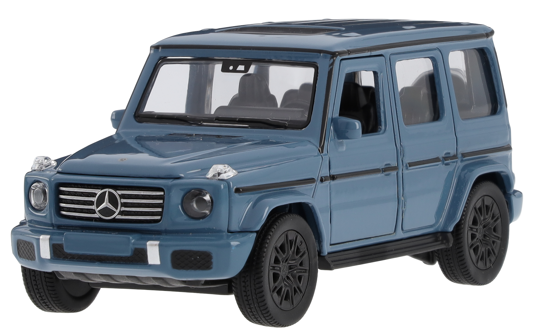 G-Class, Vehículo todoterreno, W465, Coche con retrofricción - MANUFAKTUR azul vintage uni, Heinrich Bauer, 1:43