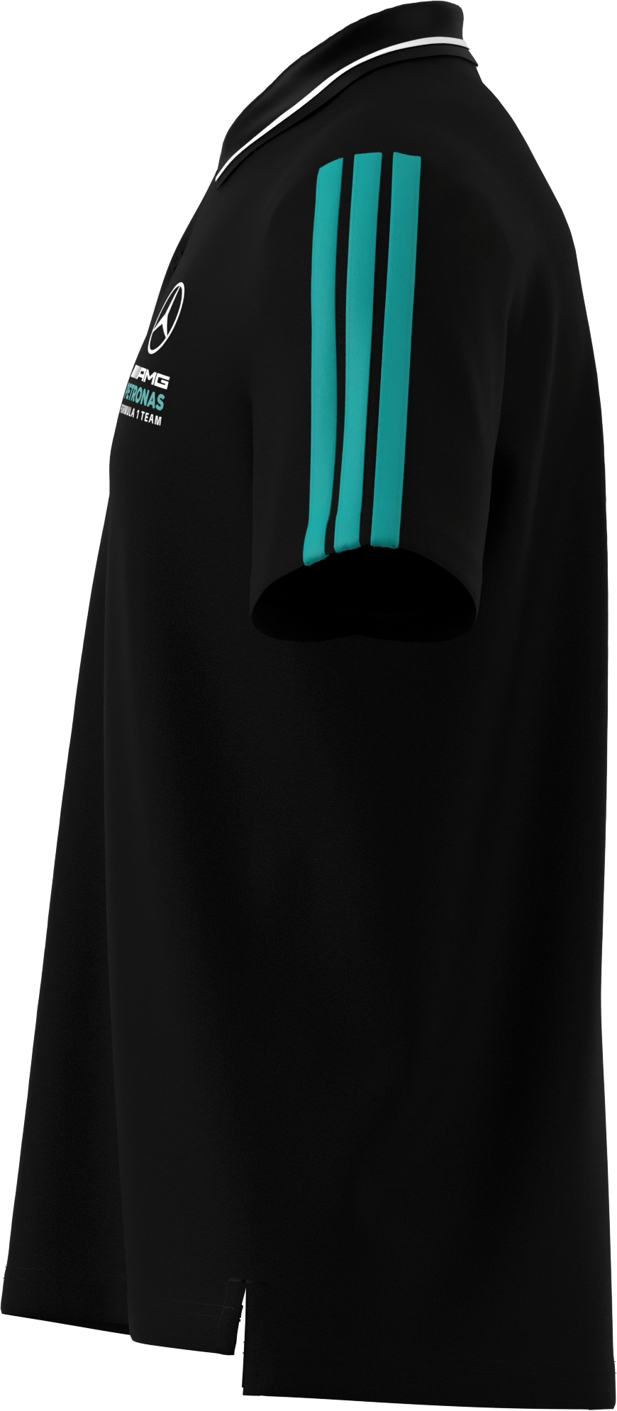 Polo de caballero, Mercedes-AMG F1 - negro, XXL