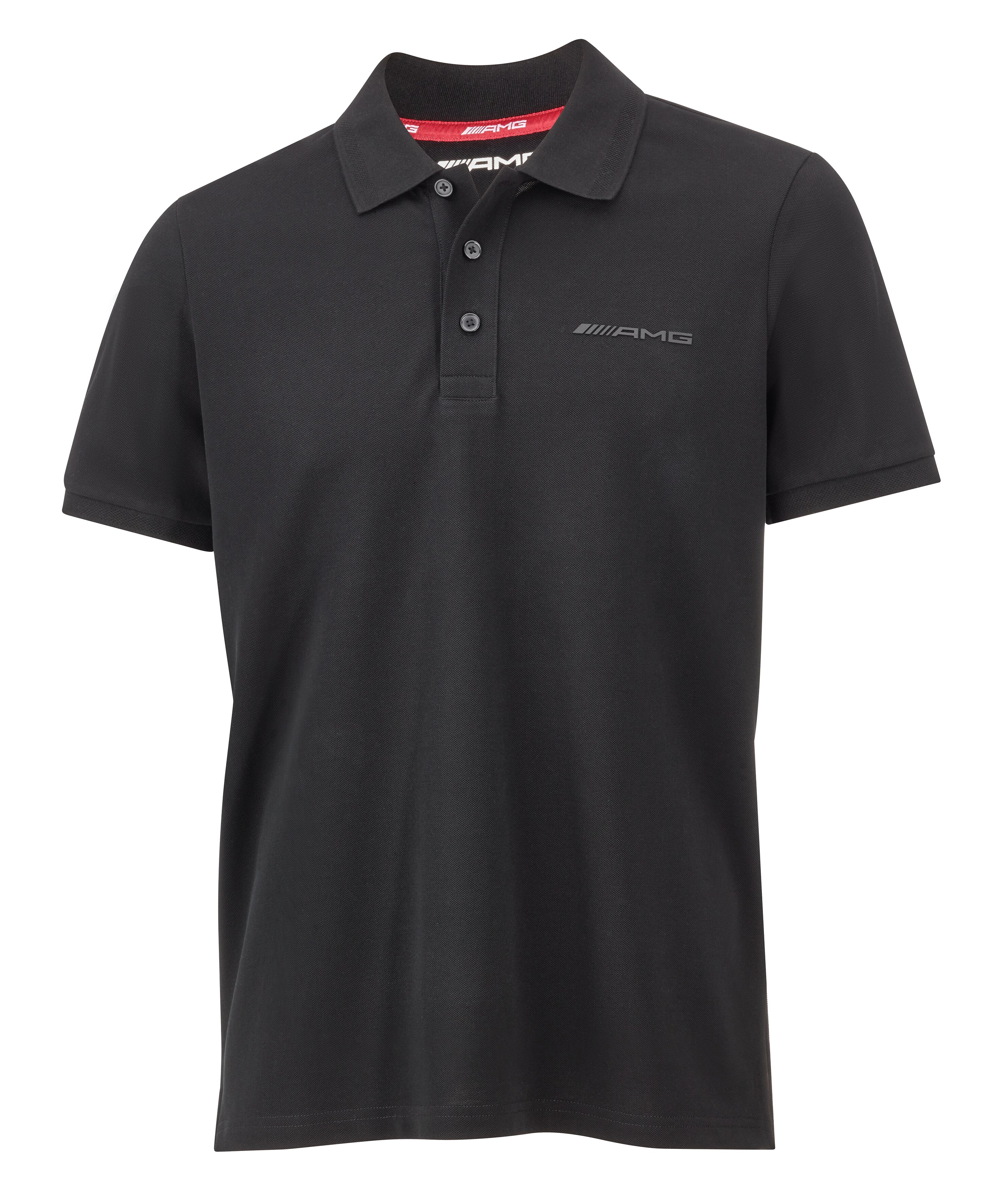 Polo AMG de caballero - negro, XXXL