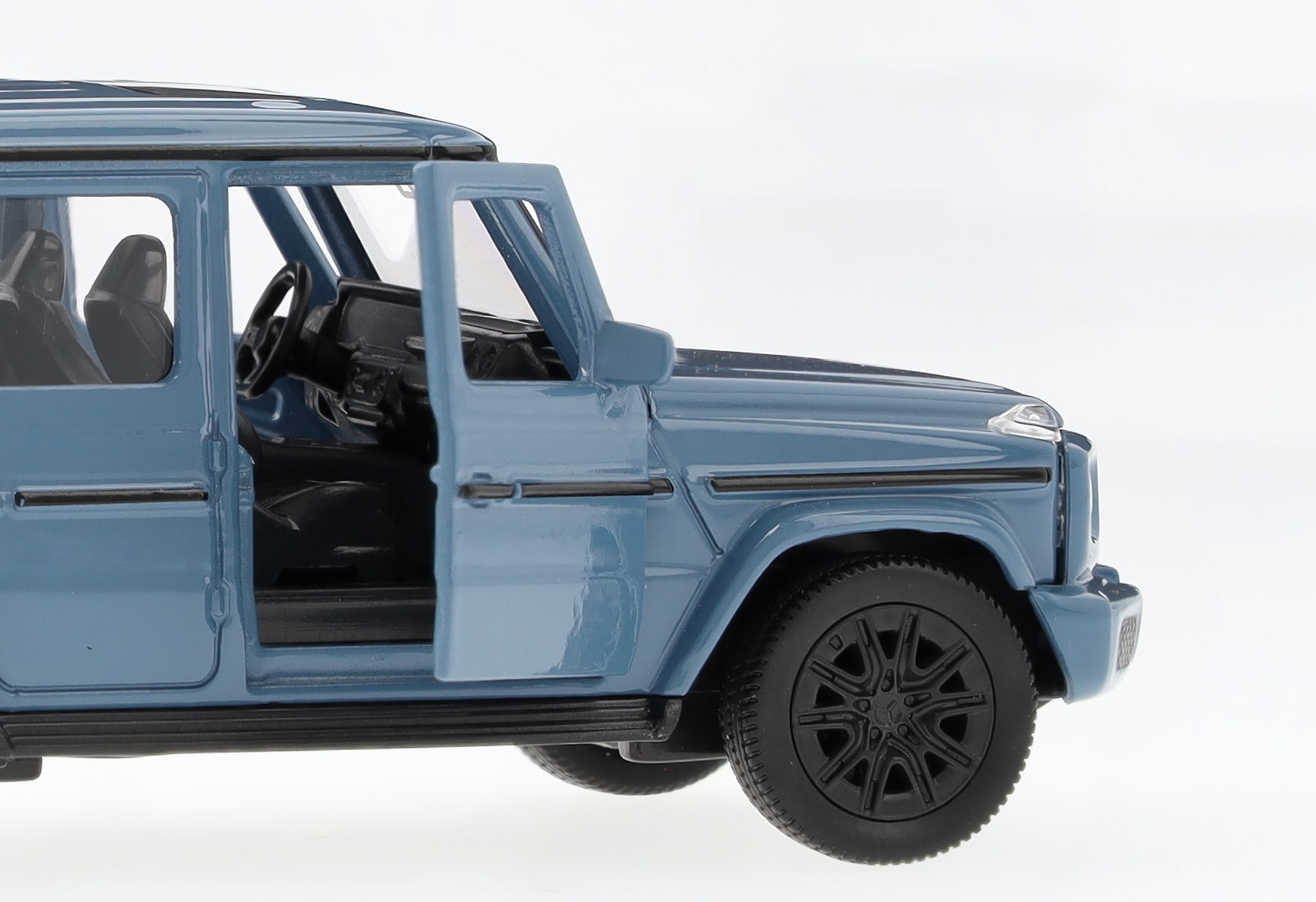 G-Class, Vehículo todoterreno, W465, Coche con retrofricción - MANUFAKTUR azul vintage uni, Heinrich Bauer, 1:43