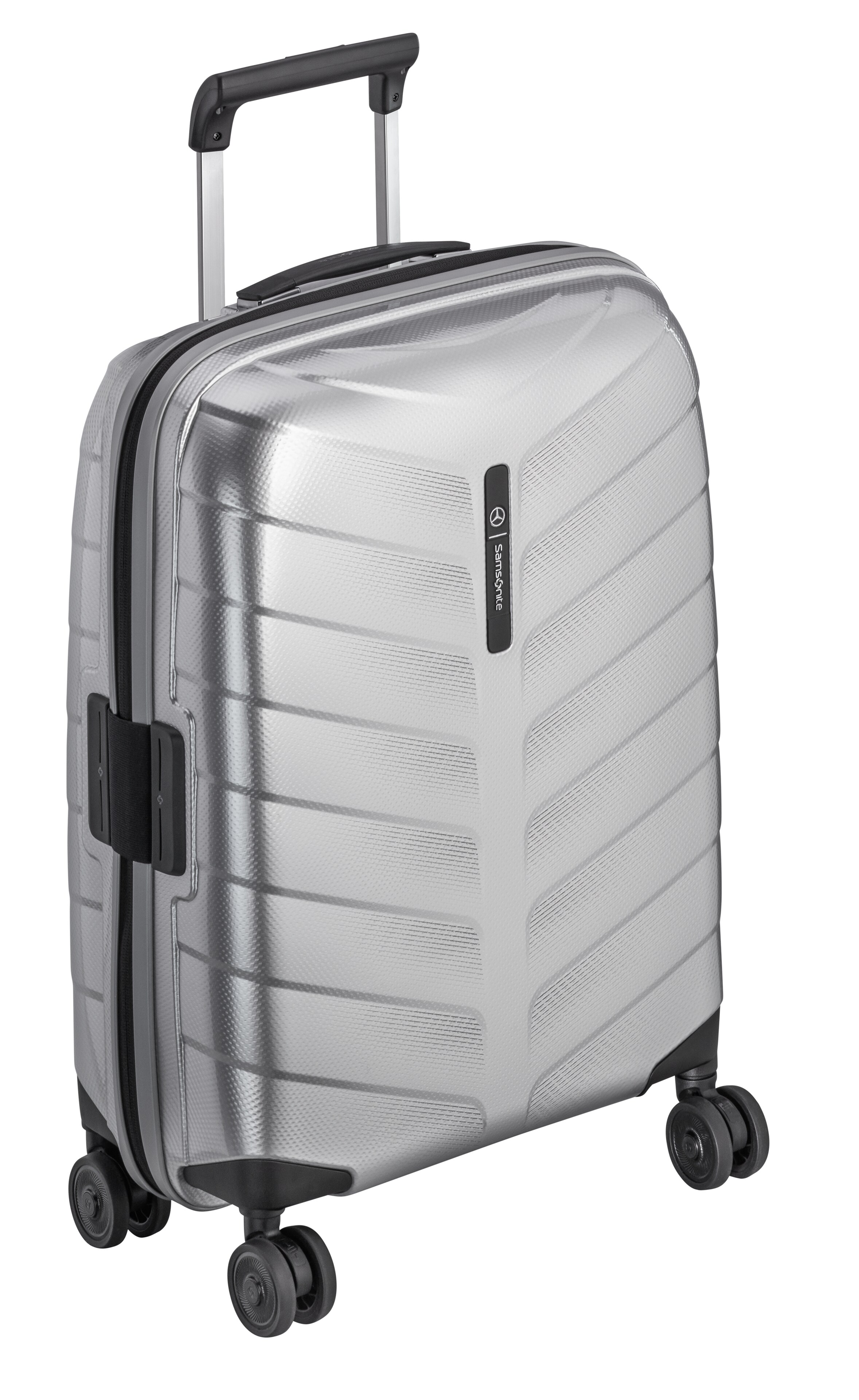 Maletas, Spinner 55 - plata, Polipropileno / Poliéster, Samsonite, 38 l